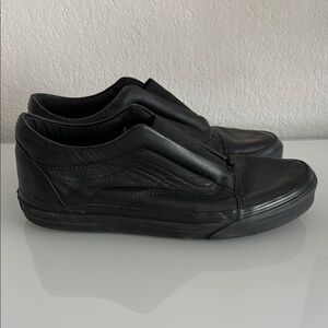 Vans Black Slip-On Shoes